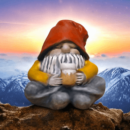 Gnome with Beer 3d model