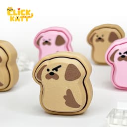 Dog - Clicker Fidget Toy Keychain 3d model