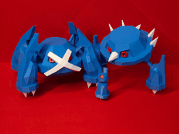 Beldum Low Poly Pokemon 3d model