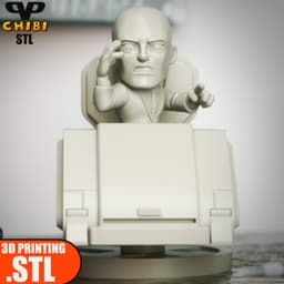 Professor X Chibi STL for 3D Printing ChibiSTL 3DXM 3d model