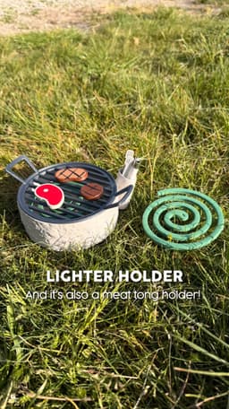 GRILL COIL | BARBECUE MOSQUITO COIL HOLDER 3d model
