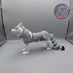 wolf new + new heads 3d model