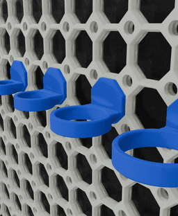 Multiboard ring holders 3d model