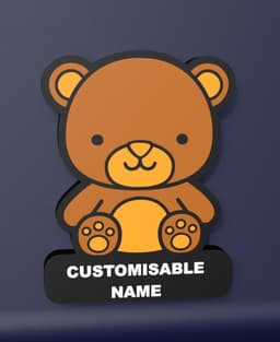 Teddy Bear - LED Strip compatible 3d model