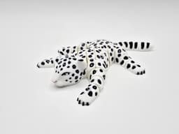 FLEXI SNOW LEOPARD 3d model