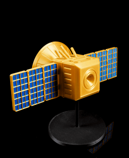 Square Satellite - Tiny Turbos 3d model