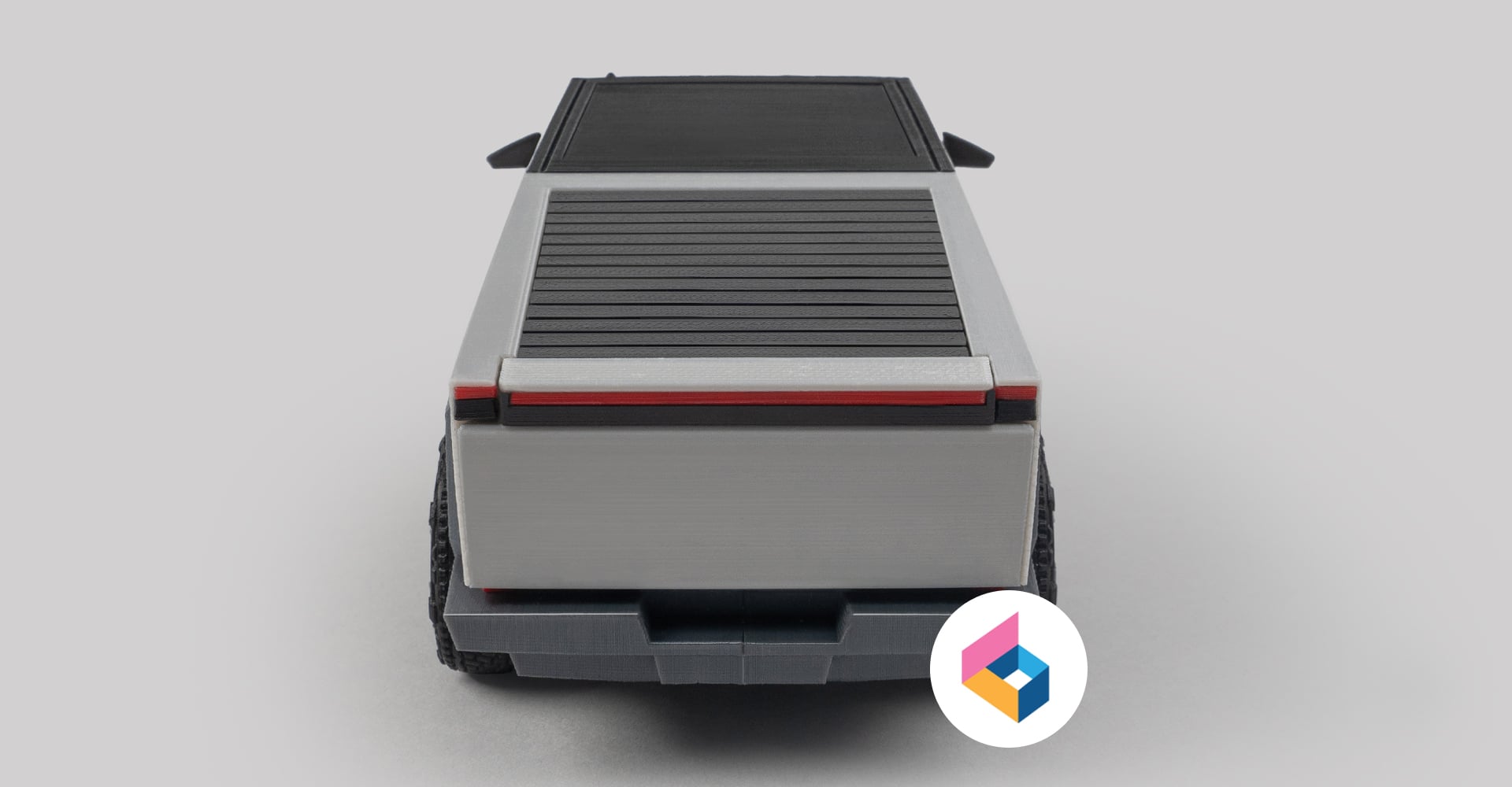Foldable Cybertruck Production Version 3d model