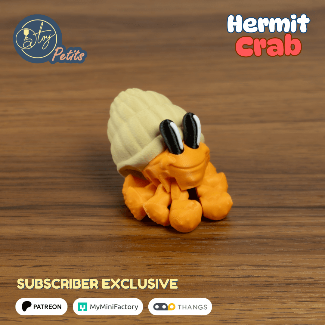 Hermit Crab 3d model