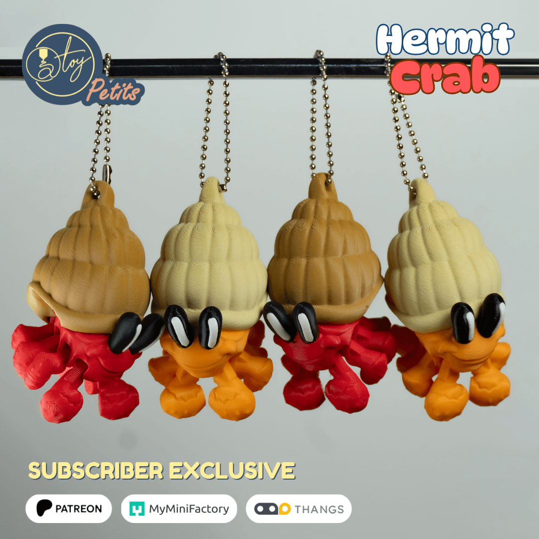 Hermit Crab 3d model