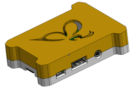 Raspberry Pi 3 Sting Enclosure 3d model