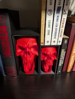 Vampire Skull Book Nook 3d model