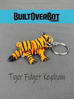 Tiger Fidget Keychain 3d model