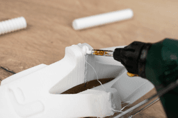 Ribbed Glue Gun Sticks 3d model