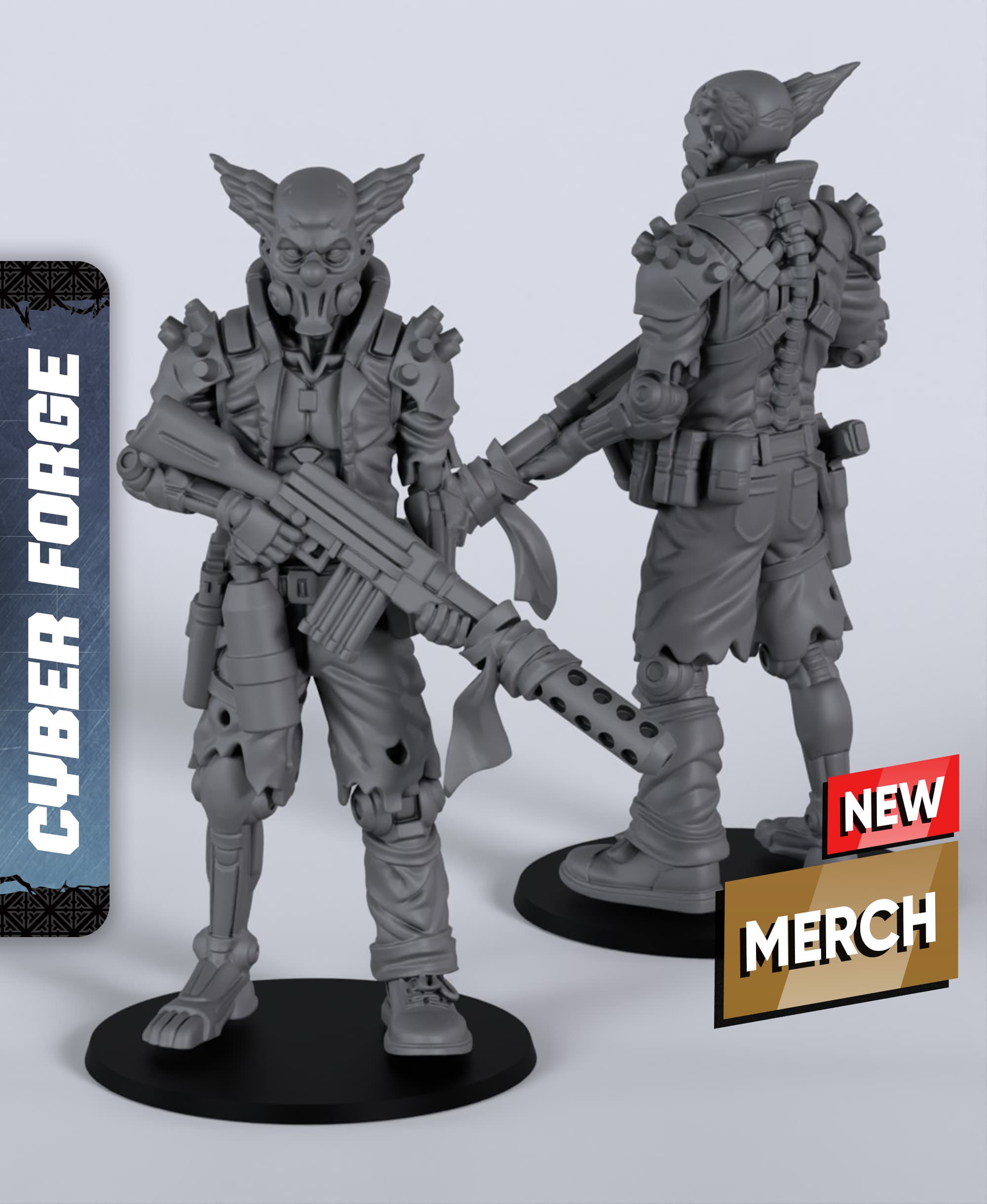 Stick - With Free Cyberpunk Warhammer - 40k Sci-Fi Gift Ideas for RPG and Wargamers 3d model