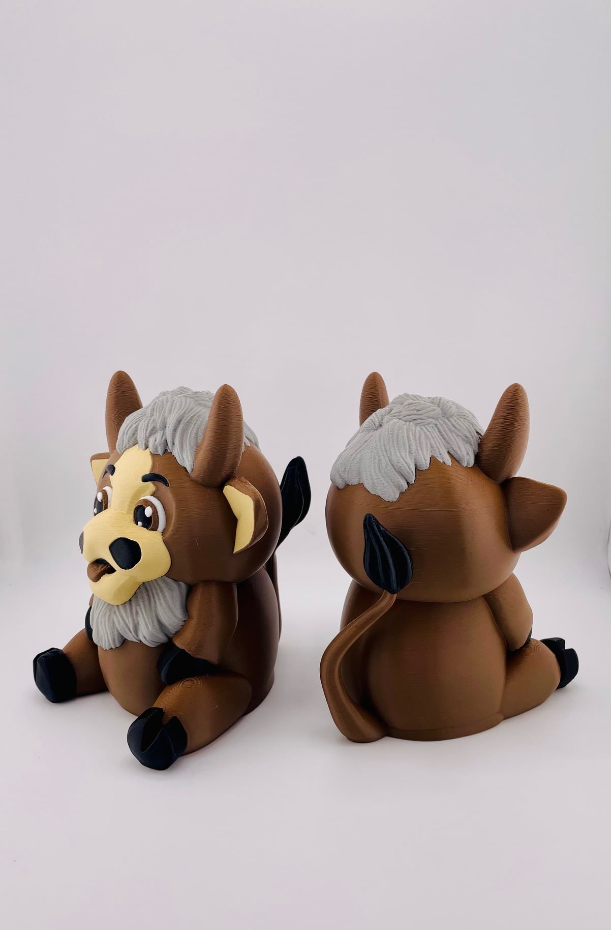 Fuzzy Cow Sitting 3d model