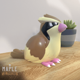 Pidgey Window - Support Free - Promo Card 3d model
