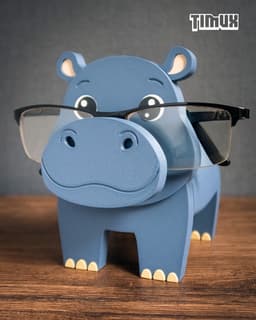 HIPPO GLASSES HOLDER 3d model