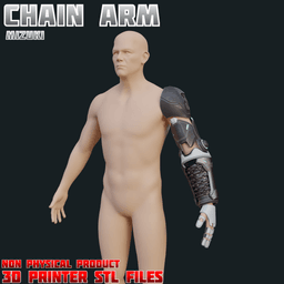 Mizuki Cosplay Prosthetic Arm from Overwatch 2 3d model