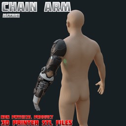Mizuki Cosplay Prosthetic Arm from Overwatch 2 3d model