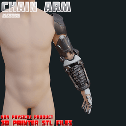 Mizuki Cosplay Prosthetic Arm from Overwatch 2 3d model