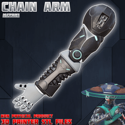 Mizuki Cosplay Prosthetic Arm from Overwatch 2 3d model