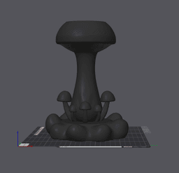 Toadstool/mushroom Planter plant pot 3d model