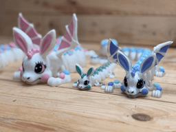Easter Bunny Dragon 3d model