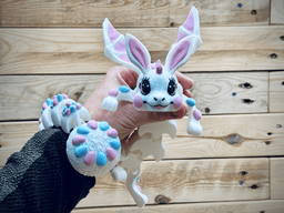 Easter Bunny Dragon 3d model