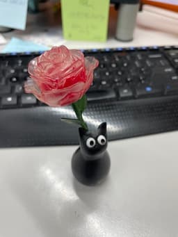 I loved this print! I reduced it for a single bud and it worked perfectly.
Thanks or the STL! 3d model