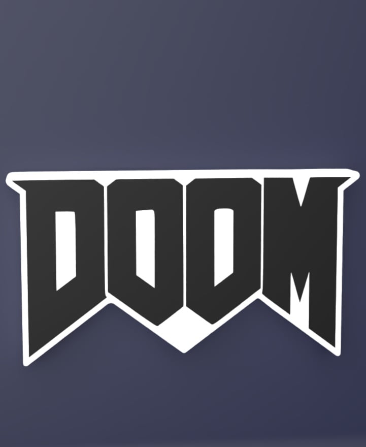 DOOM - FREE wall art 3d model