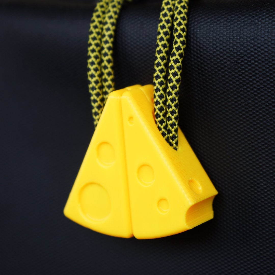 Zipper Pull - Cheese 3d model