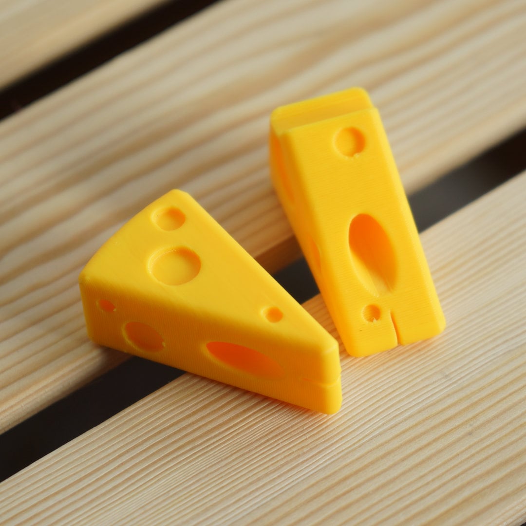 Zipper Pull - Cheese 3d model