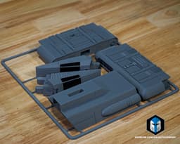 Lambda Shuttle Vehicle Kit Card - 3D Print Files 3d model