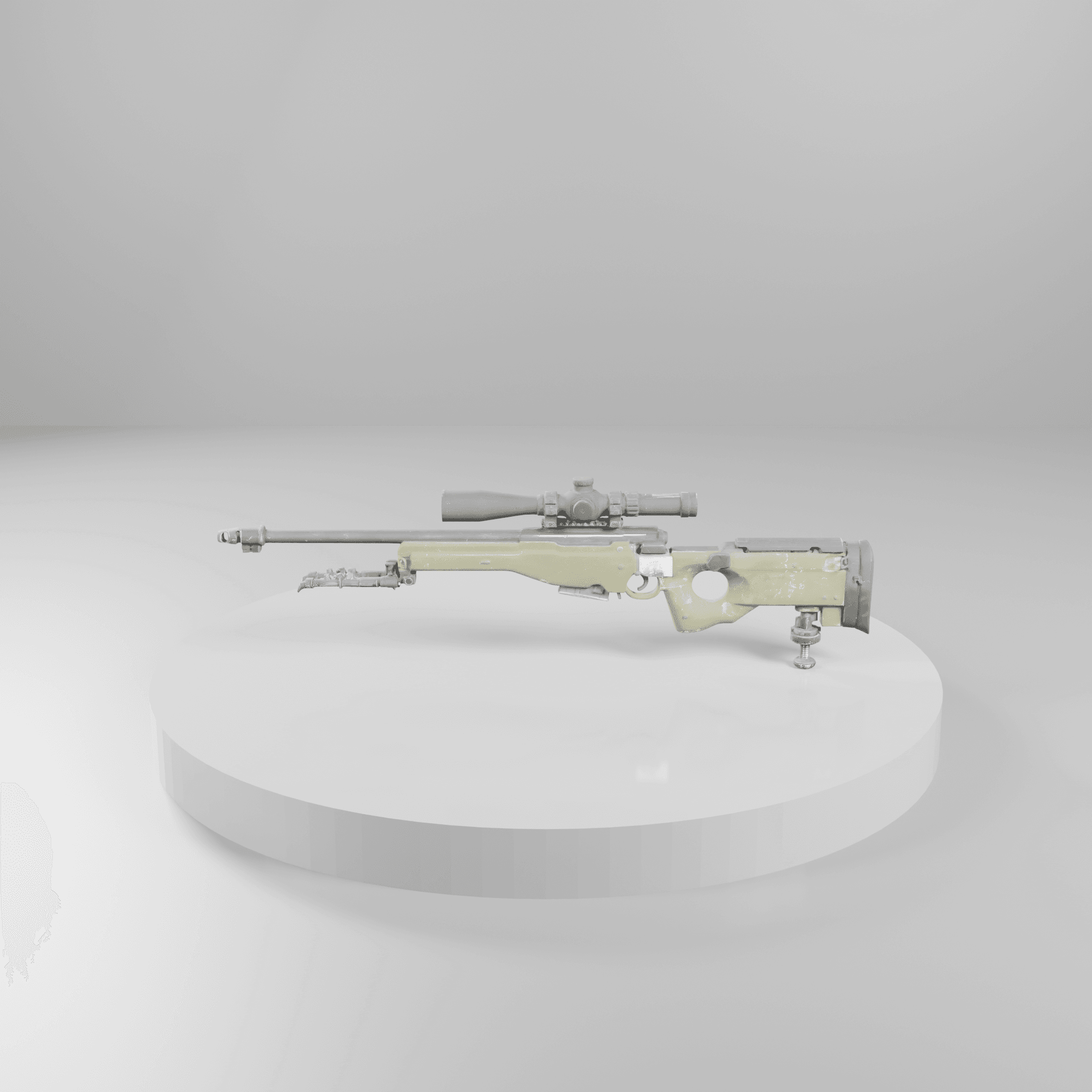 Call of duty black ops 1 L96a1 prop file 3d model