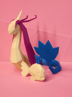 Feebas Low Poly Pokemon 3d model