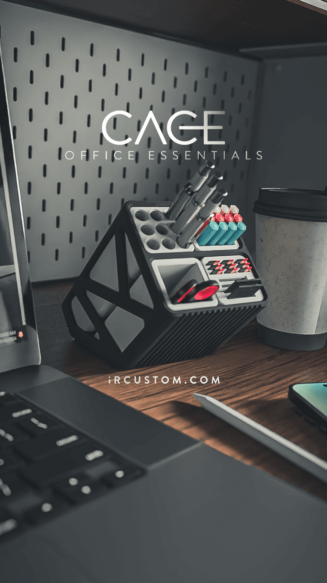 CAGE | Modular Desk Organizer by iRcustom 3d model