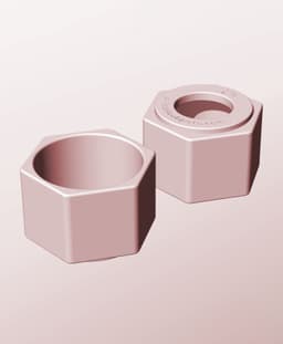CH68-50-P Modular pierced component container modern decor 3d model