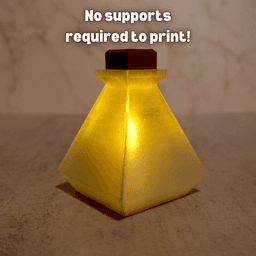 Potion Bottle LED Light 3d model