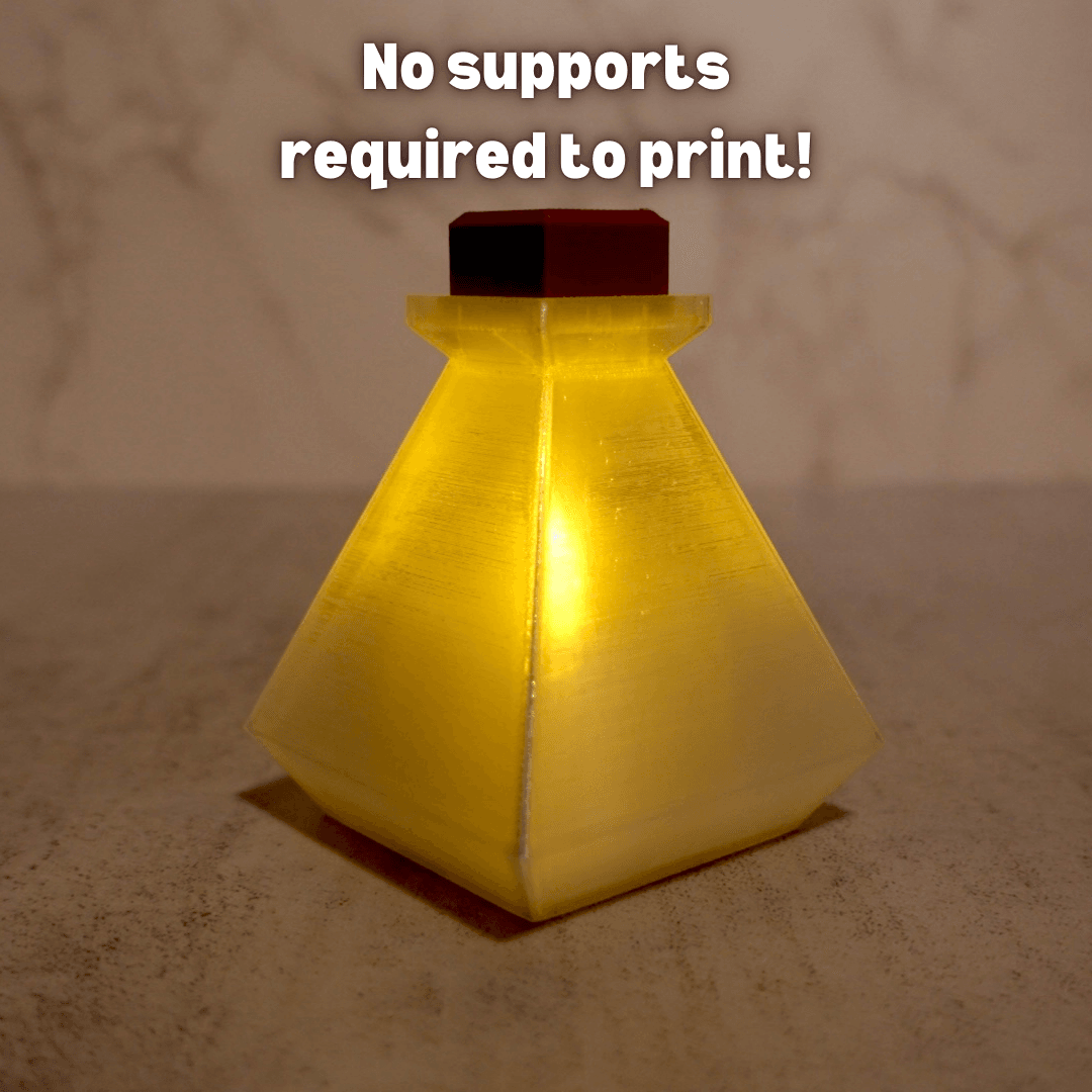 Potion Bottle LED Light 3d model