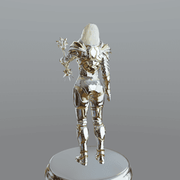 Female Knight v2.0 3d model