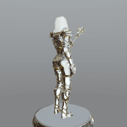 Female Knight v2.0 3d model