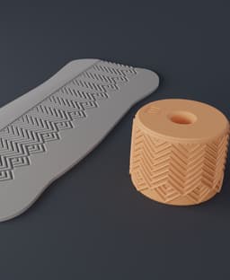 Texture Rollers Aztec middle #15 3d model