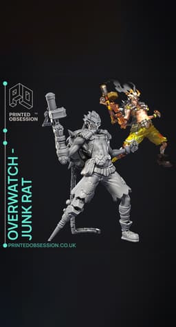 Junk Rat - Overwatch - Fan Art 3d model