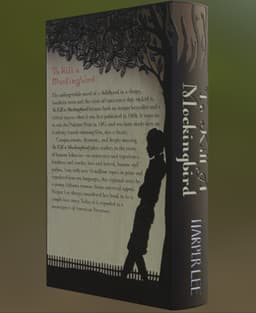 To Kill A Mockingbird - Book Litho 3d model