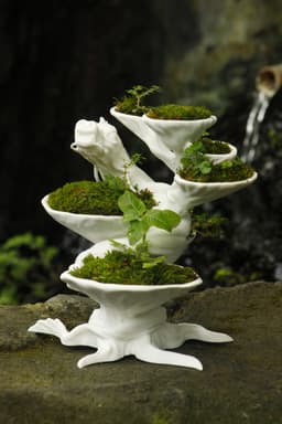 The Guardian Dragon Moss and Fern Planter 3d model