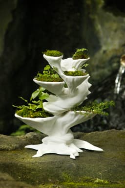The Guardian Dragon Moss and Fern Planter 3d model