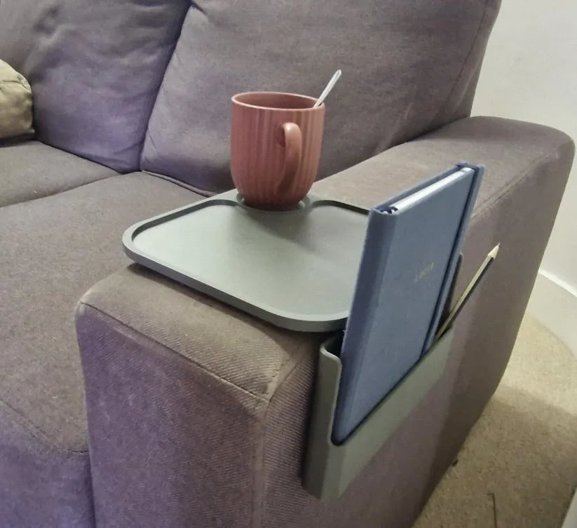 couch cupholder plate 3d model