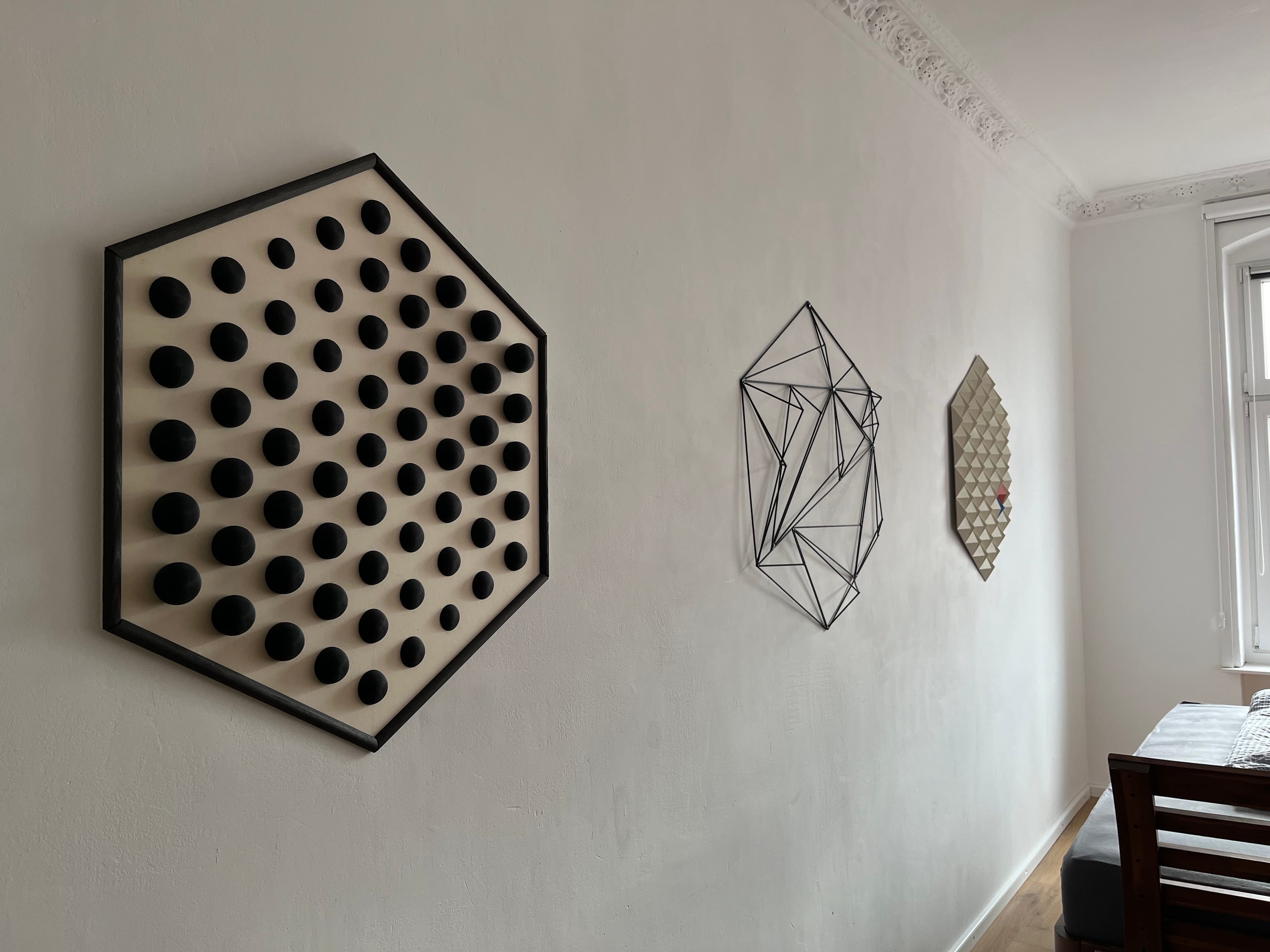 Spheres wall art 3d model