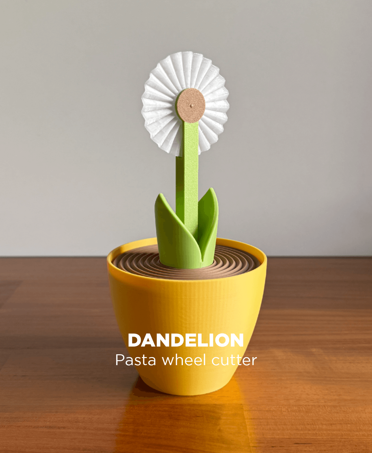 Dandelion, pasta wheel cutter. 3d model