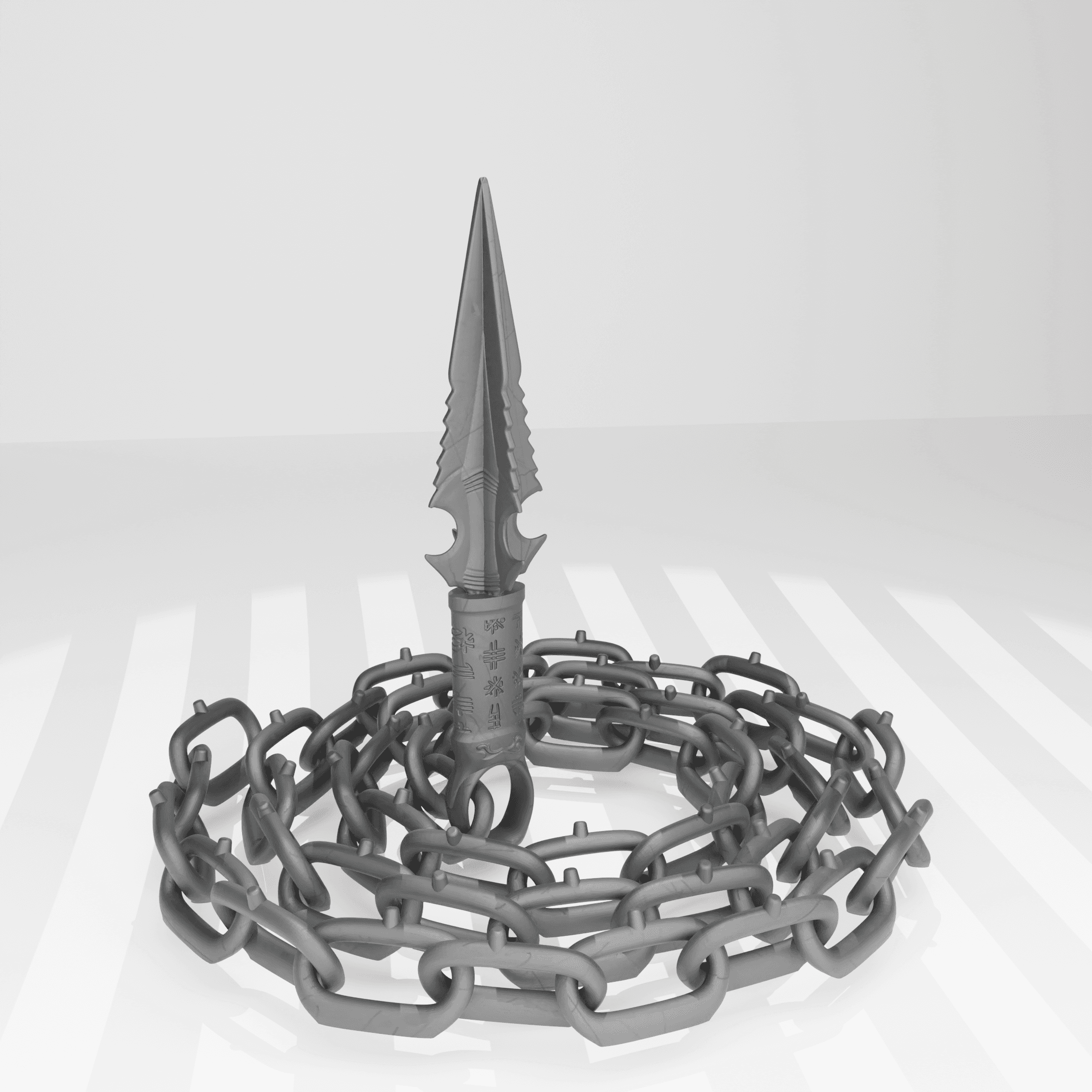 Scorpion Chain Kunai V2 3d model